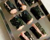 海苔巻きつくね焼き作り方5写真