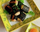 海苔巻きつくね焼き作り方8写真