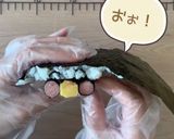 アンパンマンのデコ巻き寿司作り方19写真