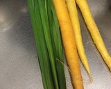 島人参とニンニク葉の豚肉炒め作り方8写真