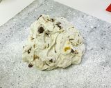 土鍋で胡桃とドライ果肉のカンパニュー♡作り方1写真