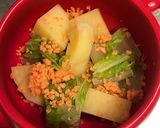 じゃが白菜に鮭フレチーズ乗せて焼いただけ作り方5写真