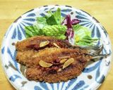 アンチョビソースで鰯のパン粉焼き作り方6写真