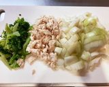 簡単！鮭と鶏胸の和風豆乳グラタン作り方2写真