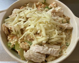 簡単！鮭と鶏胸の和風豆乳グラタン作り方12写真