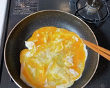 厚揚げと卵でお好み焼き風作り方4写真