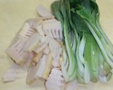 あと一品!筍とチンゲン菜の豆腐あんかけ作り方1写真