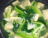 あと一品!筍とチンゲン菜の豆腐あんかけ作り方5写真