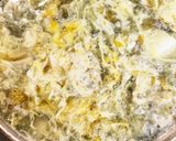 簡単・海苔の佃煮からのサラダチキンスープ作り方2写真