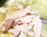 簡単・海苔の佃煮からのサラダチキンスープ作り方5写真