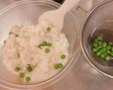 色が綺麗なグリンピースご飯作り方3写真