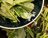 ホタルイカと空芯菜炒め作り方5写真