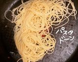 ホタルイカと空芯菜のパスタ作り方3写真