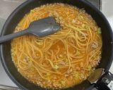 ワンパンで簡単♫ミートチーズスパゲッティ作り方7写真