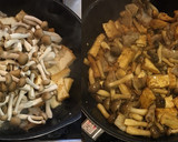 豚バラ肉と厚揚げと豆苗の五香粉炒め作り方5写真
