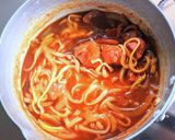 焼き鳥缶でカレーうどん作り方6写真