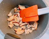☆オートミール鶏胸肉ブロッコリー卵雑炊☆作り方1写真