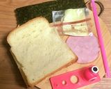 こいのぼりの水玉サンドイッチ作り方1写真