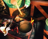 キャンプ飯　海老と蓮根のアヒージョ作り方6写真
