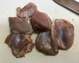 甘夏ピールで。チキンソテー作り方1写真