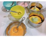 レインボー☆レアチーズケーキ作り方13写真
