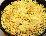 そら豆と海老のチーズペペロンチーノ作り方6写真