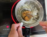 簡単♡えのきとわかめのお味噌汁作り方3写真