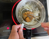 簡単♡えのきとわかめのお味噌汁作り方3写真