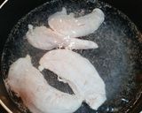 キャベツとささみの甘酢サラダ☆作り方1写真
