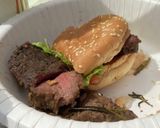 ＢＢＱ　ローストビーフ　ハンバーガー作り方7写真