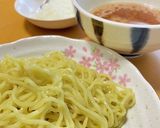 簡単♫濃厚つけ麺 玉ねぎトッピング作り方9写真