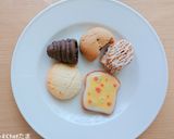 米粉。メロンパンクッキー作り方7写真
