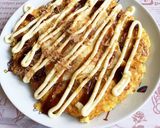 離乳食や糖質制限に！豆腐でお好み焼き作り方4写真