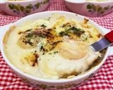 ラザニア風ピザ（ミート＆ホワイトソース）作り方9写真