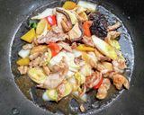 老舗町中華の椎茸焼きそば作り方4写真