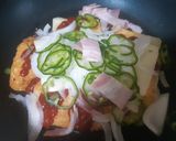 簡単　もちピザ作り方4写真