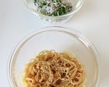 簡単に！ごま油香る【しらす混ぜ麺】作り方3写真