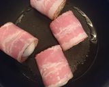 半熟卵のベーコン巻き串☆おつまみに♪作り方3写真