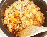 超簡単♡失敗なし！鶏肉の炊き込みご飯作り方4写真