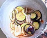 みょうがと茄子・豆富の味噌汁作り方3写真