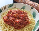 ウスターで煮込み時間短縮のミートソース作り方9写真
