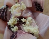 ＊＊カジキマグロと大豆のさらさ揚げ＊＊作り方2写真