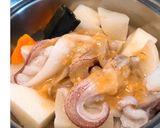 甘辛味噌味♡イカ大根♡作り方3写真