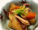 甘辛味噌味♡イカ大根♡作り方5写真