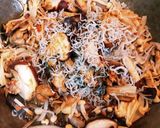 茸の干ししいたけのパン粉和え作り方4写真