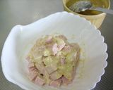 魚肉ソーセージのマヨチーズカナッペ作り方2写真
