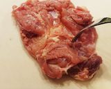 電子レンジで作る、鳥もも肉のしょうゆ鶏作り方1写真