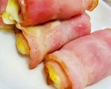 速攻！簡単！ベーコンのカレーチーズ巻き作り方3写真