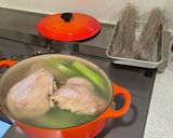 ル・クルーゼで煮込む参鶏湯作り方5写真