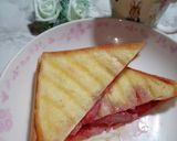 苺とホワイトチョコのホットサンド。*♡作り方5写真
